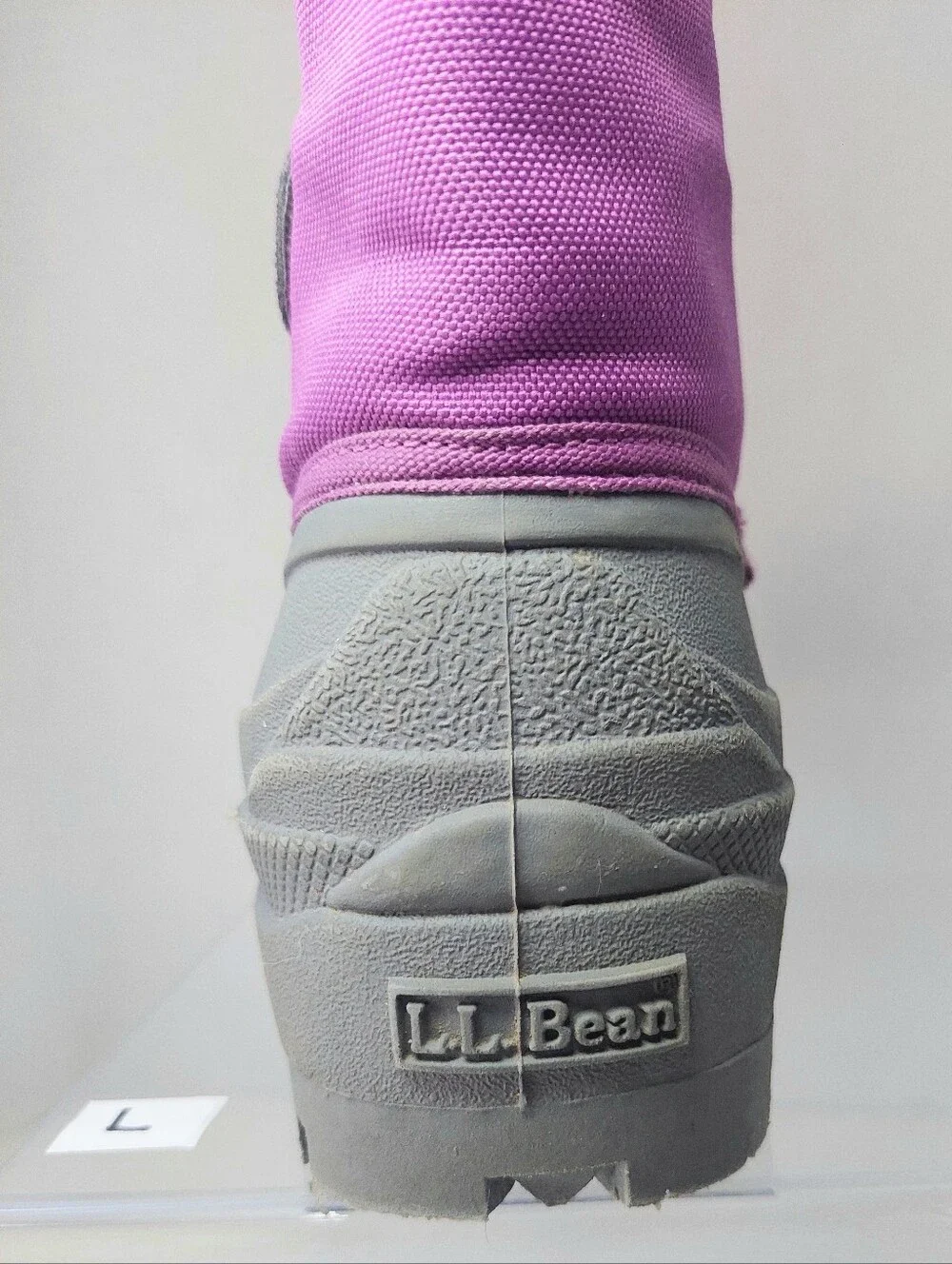 L.L. Bean Girls' Purple Waterproof Winter Boots